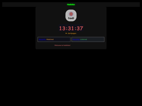hadisites screenshot