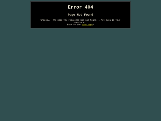 not_found screenshot