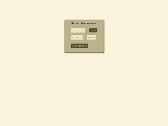 guessgame/guessthenumber screenshot