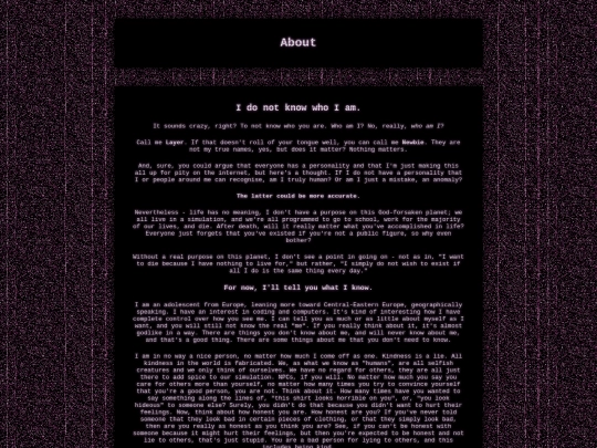 pages/about screenshot