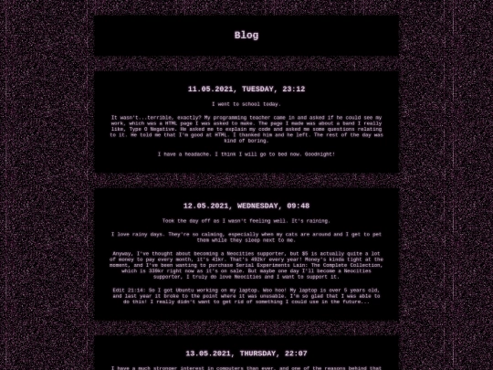 pages/blog screenshot
