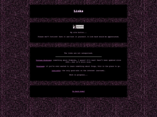 pages/links screenshot