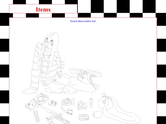 pages/characters/nona/items screenshot