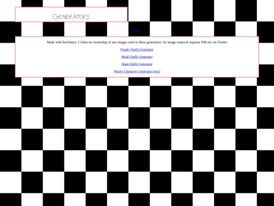 pages/generators screenshot