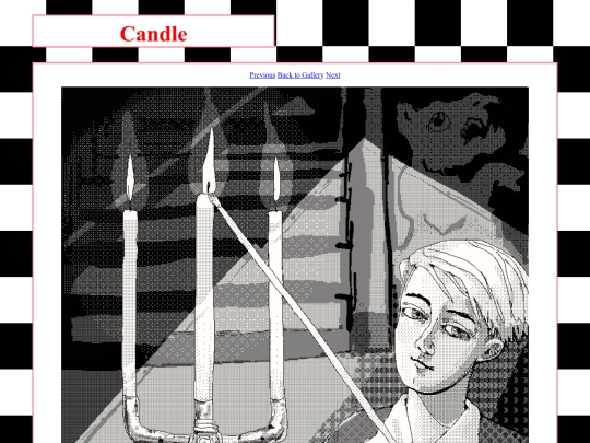 pages/illust/candle screenshot