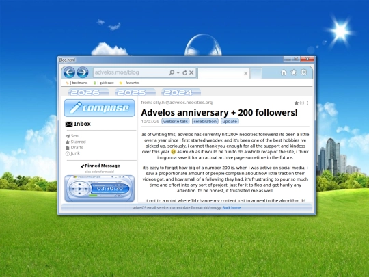 blog screenshot