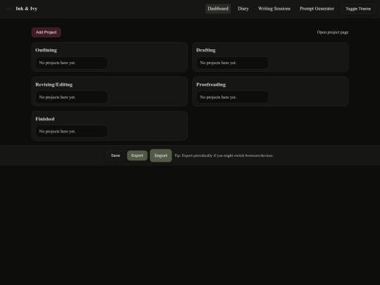 index screenshot