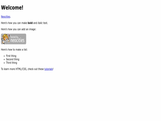 index screenshot