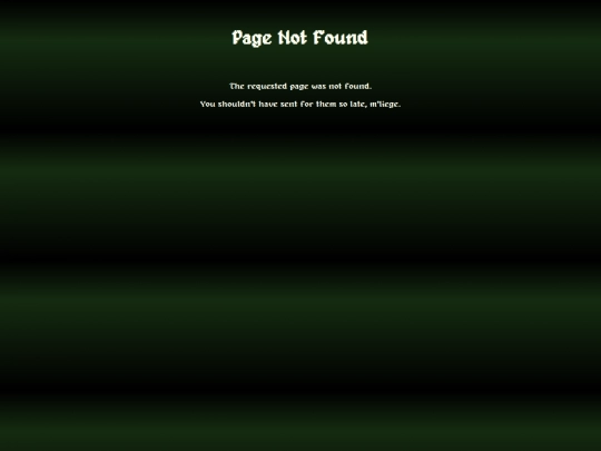 not_found screenshot