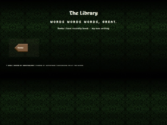thelibrary_words screenshot