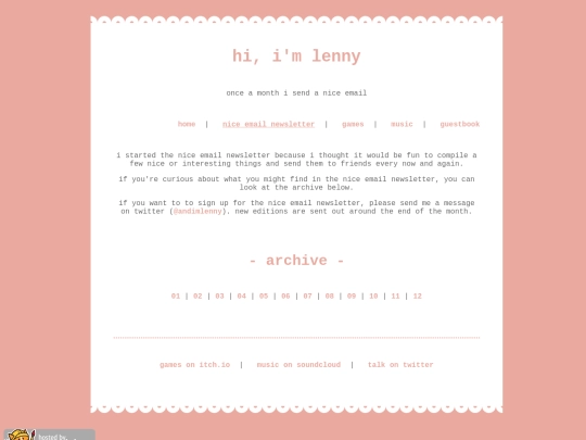 newsletter screenshot