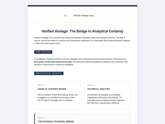 Verifiedvantage/Test screenshot