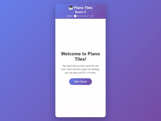hiddenunblockedweblist/HTML/PianoTiles screenshot