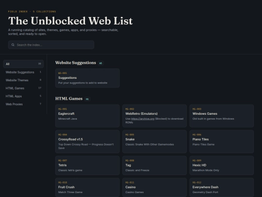 hiddenunblockedweblist/TempName screenshot