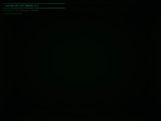 hiddenunblockedweblist/Terminal screenshot