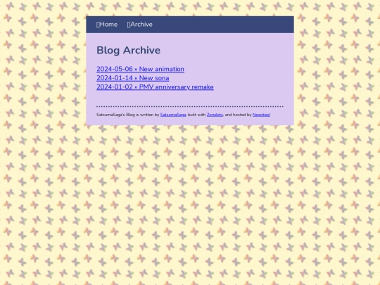 blog/archive screenshot