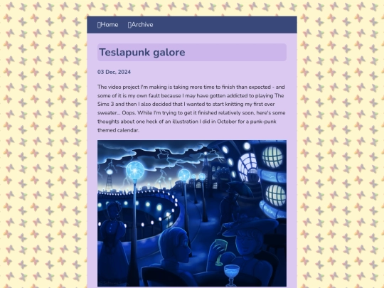 blog/posts/2024-12-03-Teslapunk-galore screenshot