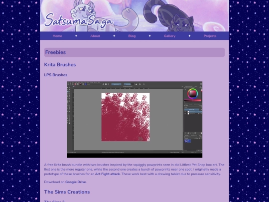 freebies screenshot