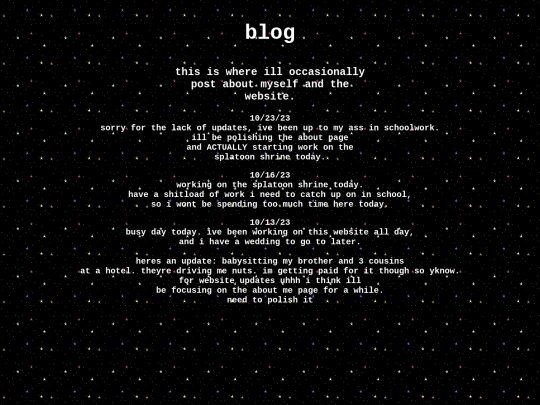 blog screenshot