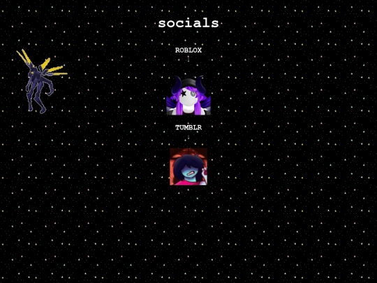 socials screenshot