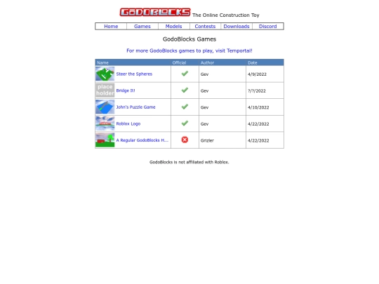 games screenshot