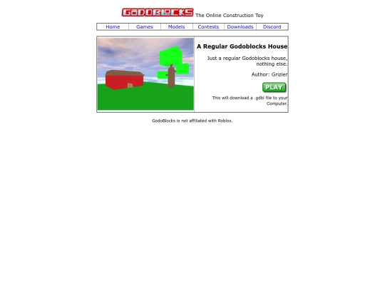 games/id5_aregulargodoblockshouse screenshot