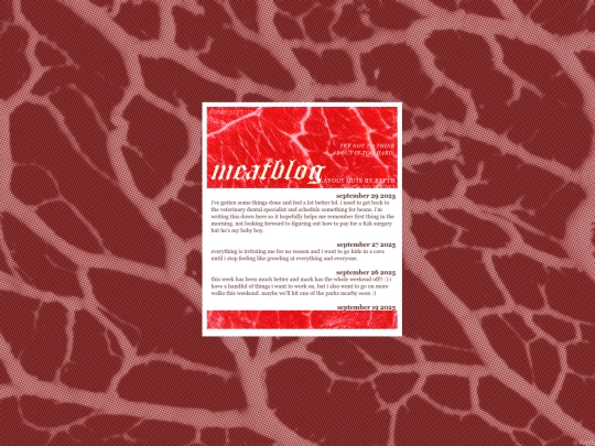 meat/sept25 screenshot