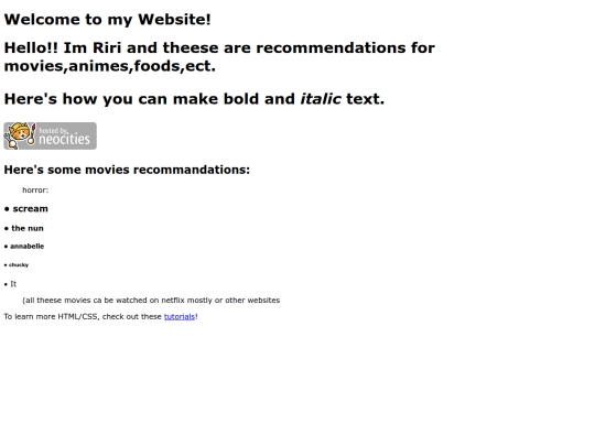 index screenshot