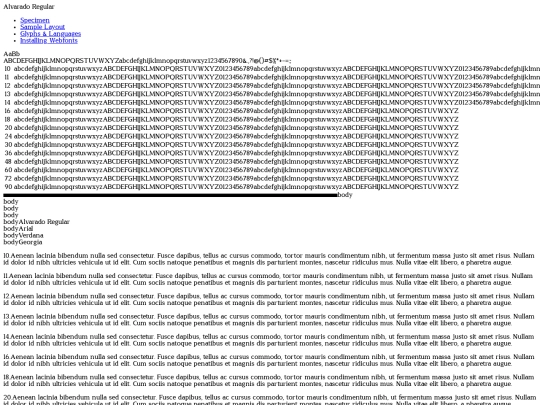 webfontkit-20220824-201103/alvarado-regular-demo screenshot