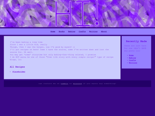 baking screenshot