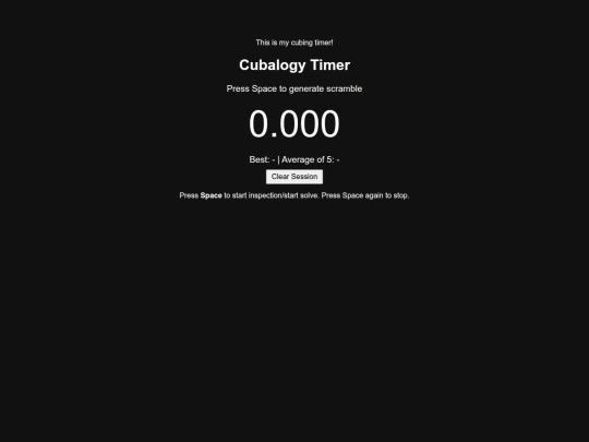 timer screenshot