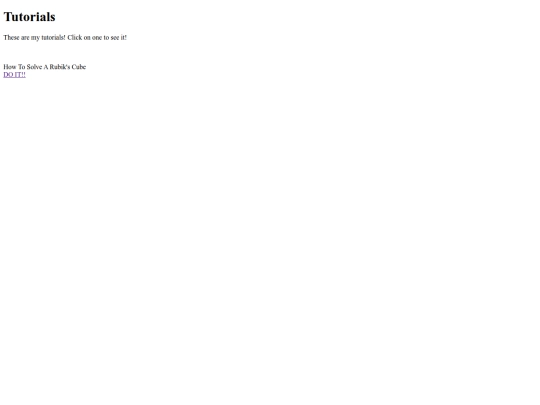 tutorials screenshot