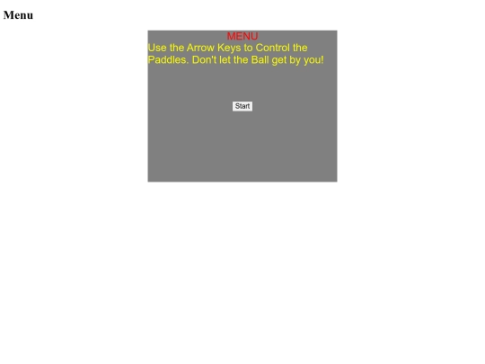 pongmenu screenshot