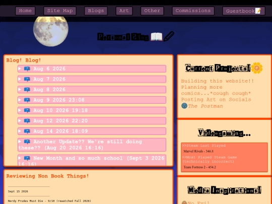 personalblog screenshot