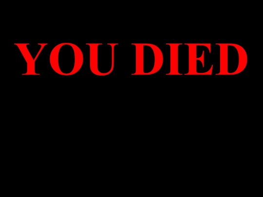 death screenshot