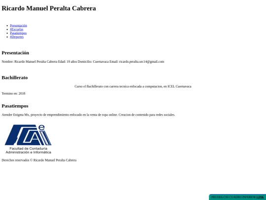 index screenshot