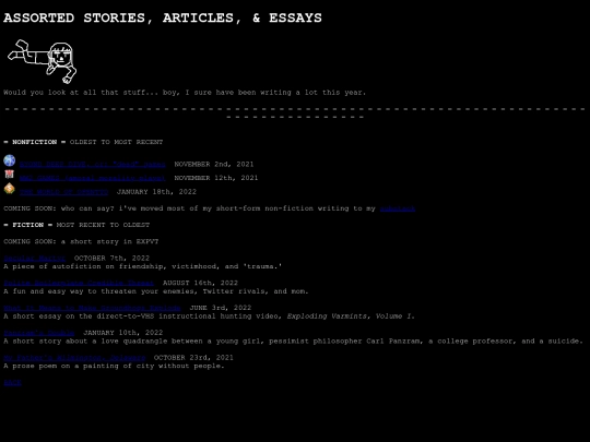 writing screenshot