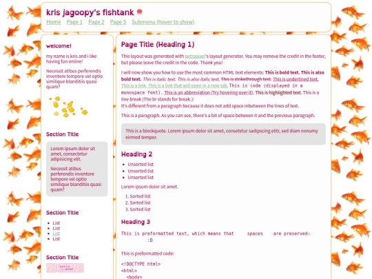 index screenshot