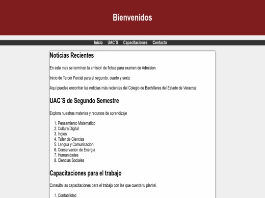 index screenshot