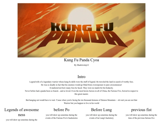 Kung fu Panda screenshot