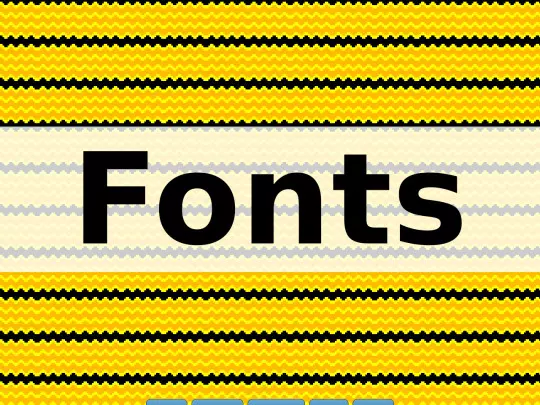 Sub+pages/Fonts screenshot