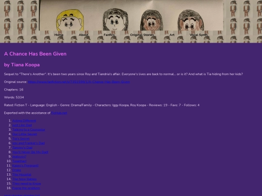 Fanfics/achancehasbeengiven screenshot