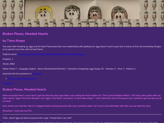 Fanfics/brokenpiecesmendedhearts screenshot