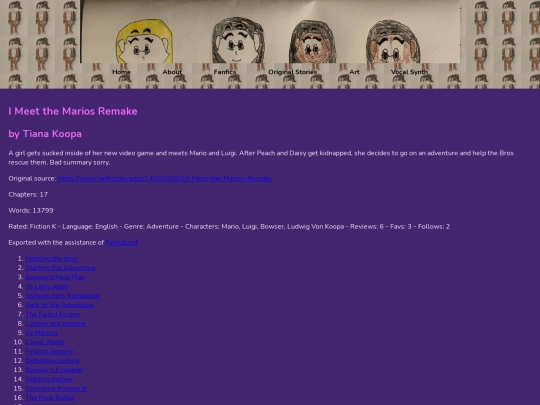 Fanfics/imeetthemariosremake screenshot