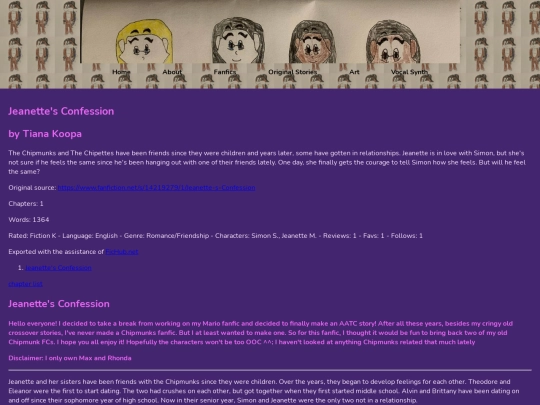 Fanfics/jeanettesconfession screenshot
