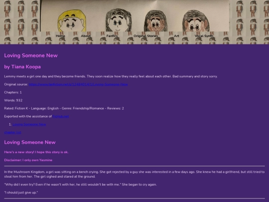 Fanfics/lovingsomeonenew screenshot