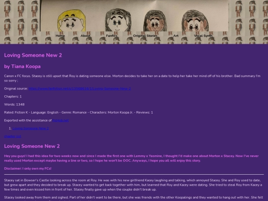 Fanfics/lovingsomeonenew2 screenshot