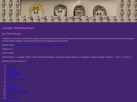 Fanfics/ludwigsweddingredux screenshot