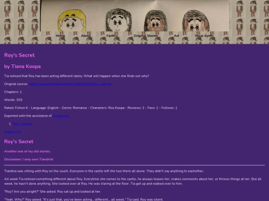 Fanfics/royssecret screenshot