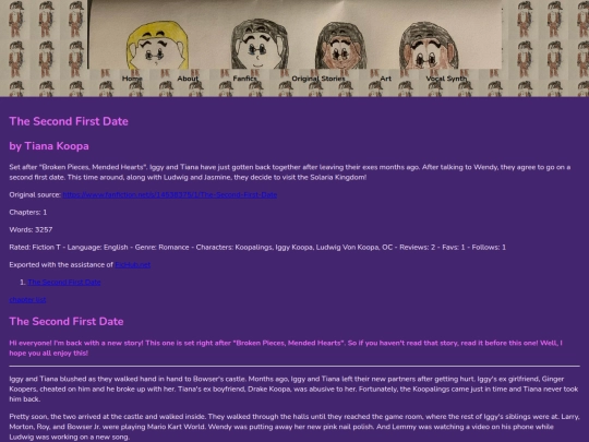Fanfics/thesecondfirstdate screenshot